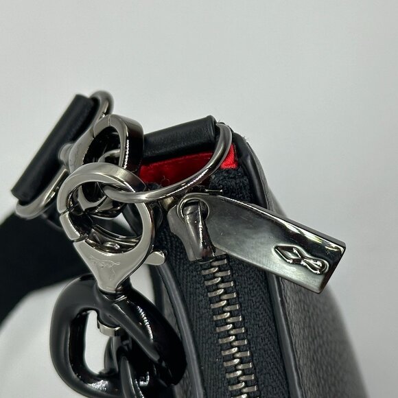 Christian Louboutin LOUBILA Mini Chain Link Leather Shoulder Crossbody Bag - Picture 14 of 16